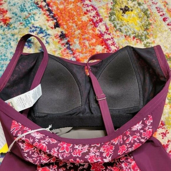 LL Bean Swimsuit Womens 4 Seashore Sweetheart Tanksuit One Piece - Picture 9 of 13